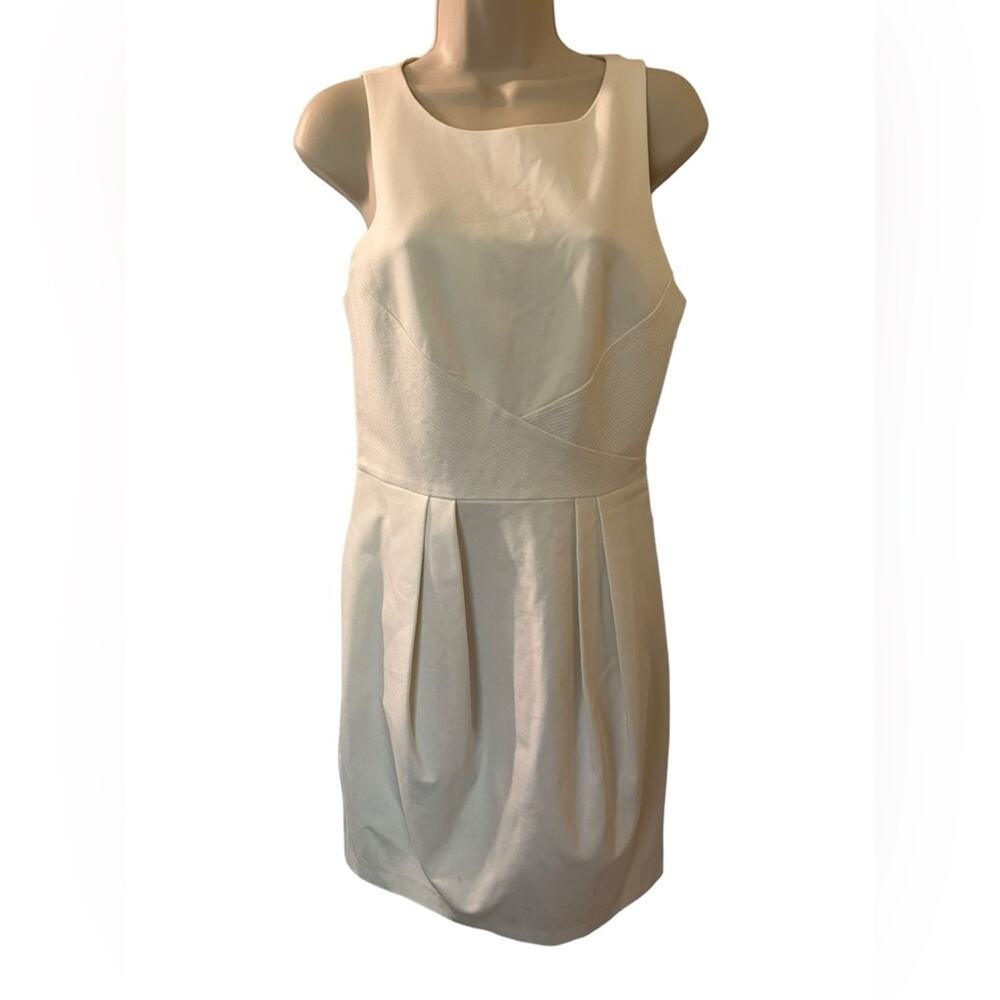 ARMANI EXCHANGE White Side Zippered Dress SZ 8